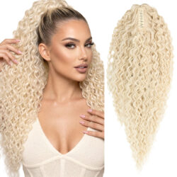 Kucyk na klamrze krabie afroloki #60/22 blond